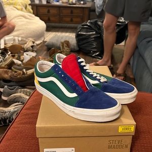 Yellow, Green and Blue VANS